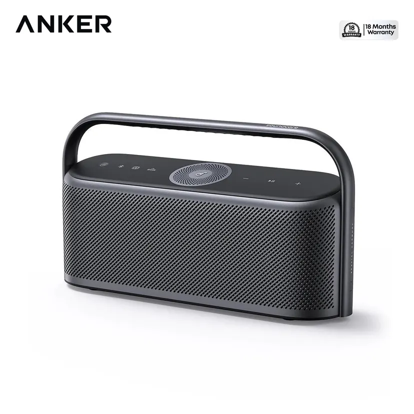 soundcore Motion X600, Portable Bluetooth Speaker, Hi-Res Spatial Audio with Wireless 50W Sound, IPX7 Waterproof, Pro EQ, AUX-in, Portable Speaker for Home, Office, Backyard and Bathroom Use