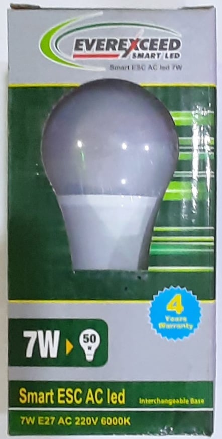 7W White LED Rechargeable Magic Bulb