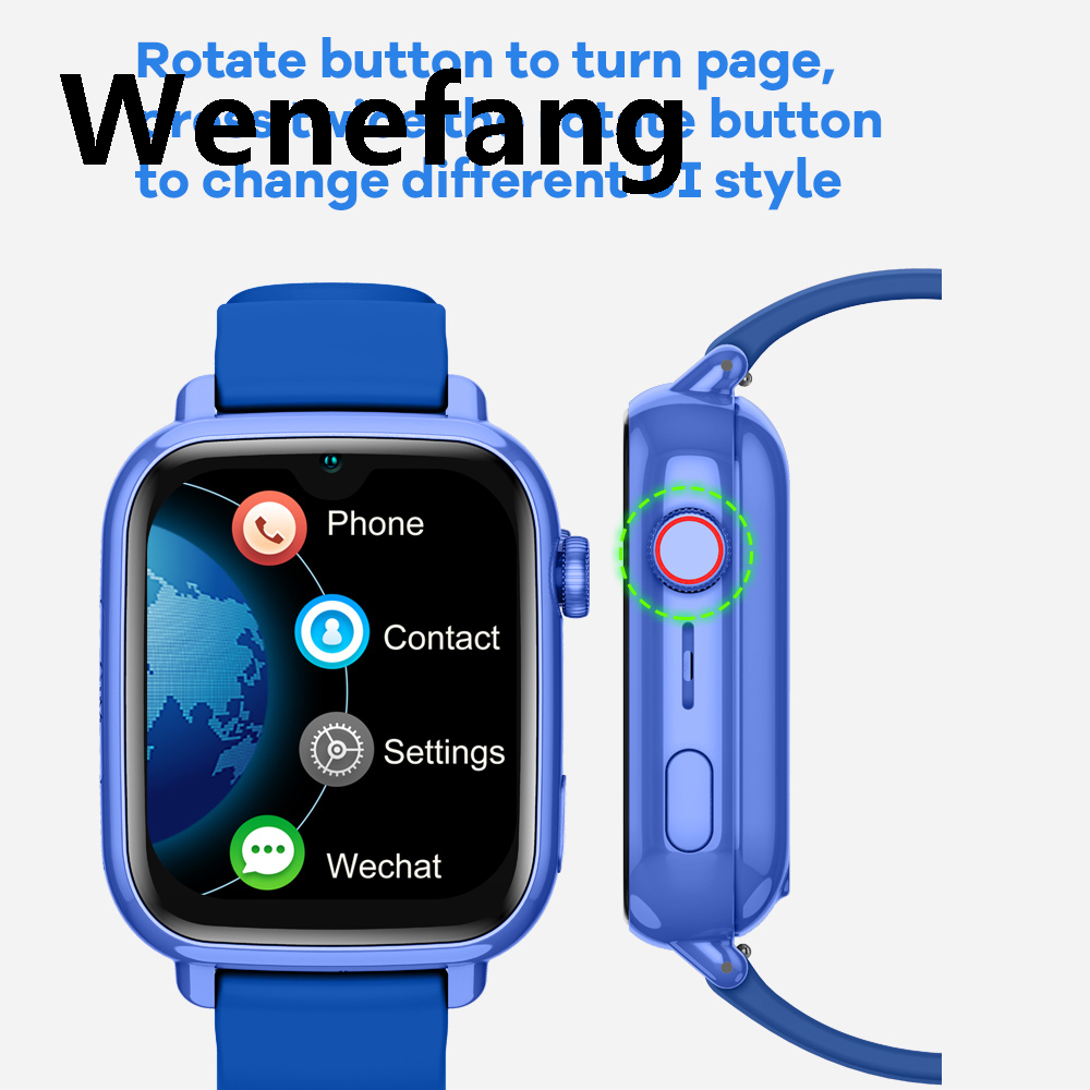 Wenefang 4G Smart Phone Watch GPS WIFI Video Call SOS APP Download Camera Original Remote Monitor Location Kids Clock Christmas New Year Gifts