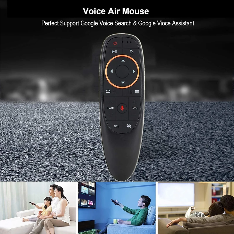 LKPCIGCXM G10S Pro BT Airmouse Backlit Voice Remote Control Wireless for Player IR Learning G10 Gyroscope for Android TV Box