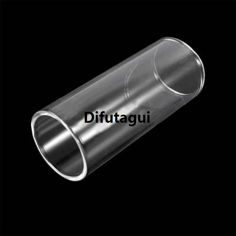 Difutagui Special Offer New High Quality Electric Guitar String Plexiglass Resin Luxury Slide Glass Bottle Finger Tube 60x22mm Clear Electric Guitars