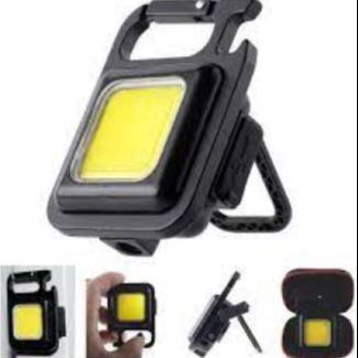 Mini Keychain LED Multi Functional Charging Emergency Light Portable Working Light High Brightness COB Inspection Light Outdoor Camping Light