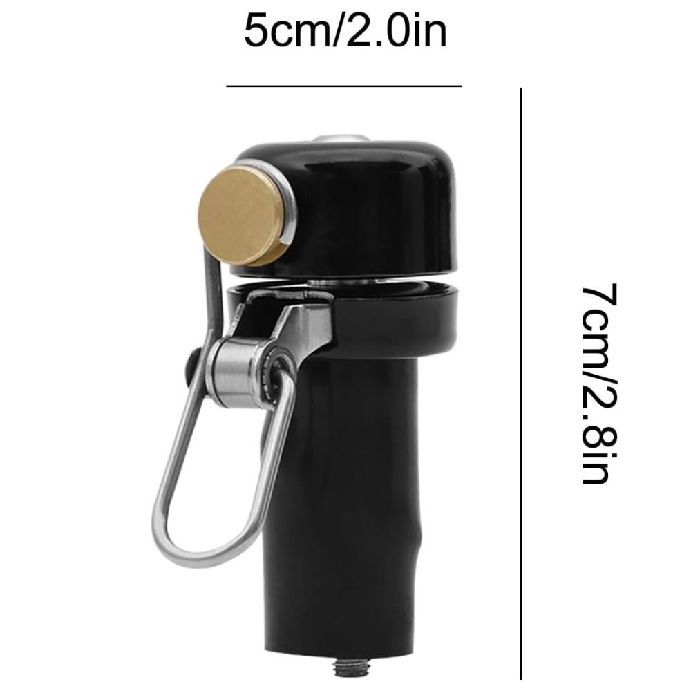 Easy Install Clear Loud Sound Road Bike Bell Universal Copper Handlebar Plug Bell Weather Resistant Bicycle Horn Cycling Accessories