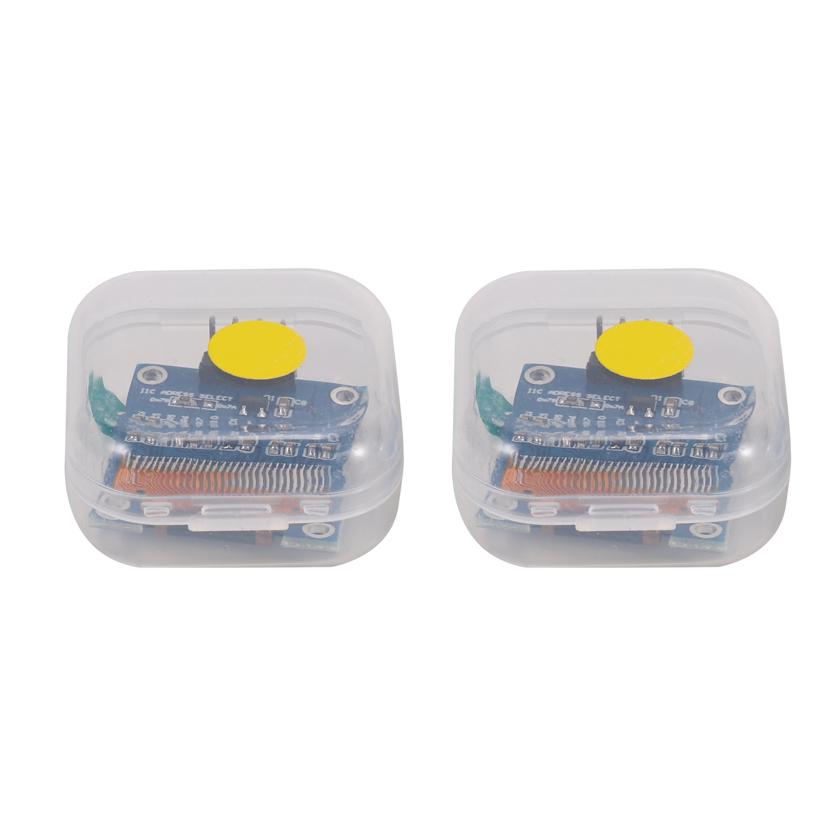 NAMUNY 4Pcs OLED Display Module I2C IIC 128x64 0.96 Inch Display Module SSD1315 for R3 STM with Pins