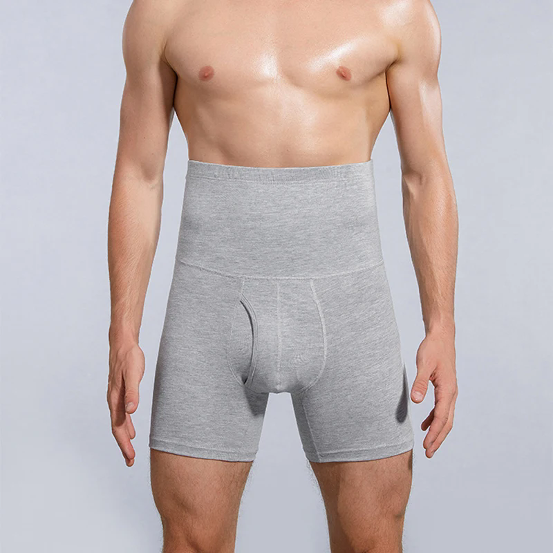 Vylon 1Pcs New Mens Boxer Men's Underwear Waistband Anti-Wear Leg High Waist Warm Waist Protection Sports Men Panties