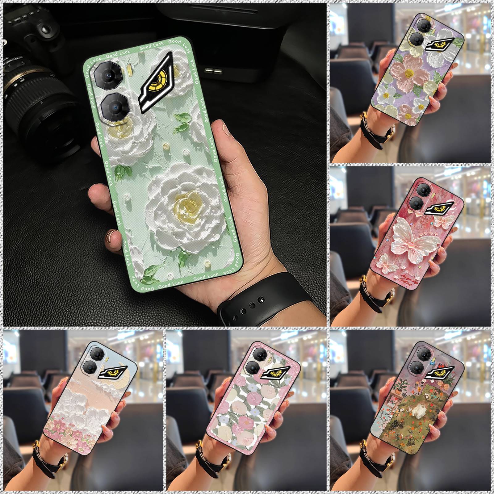 Cartoon protective Phone Case For ZTE Nubia Neo3 GT 5G Full wrap Anti-dust Cute Cover TPU Shockproof Graffiti Silicone