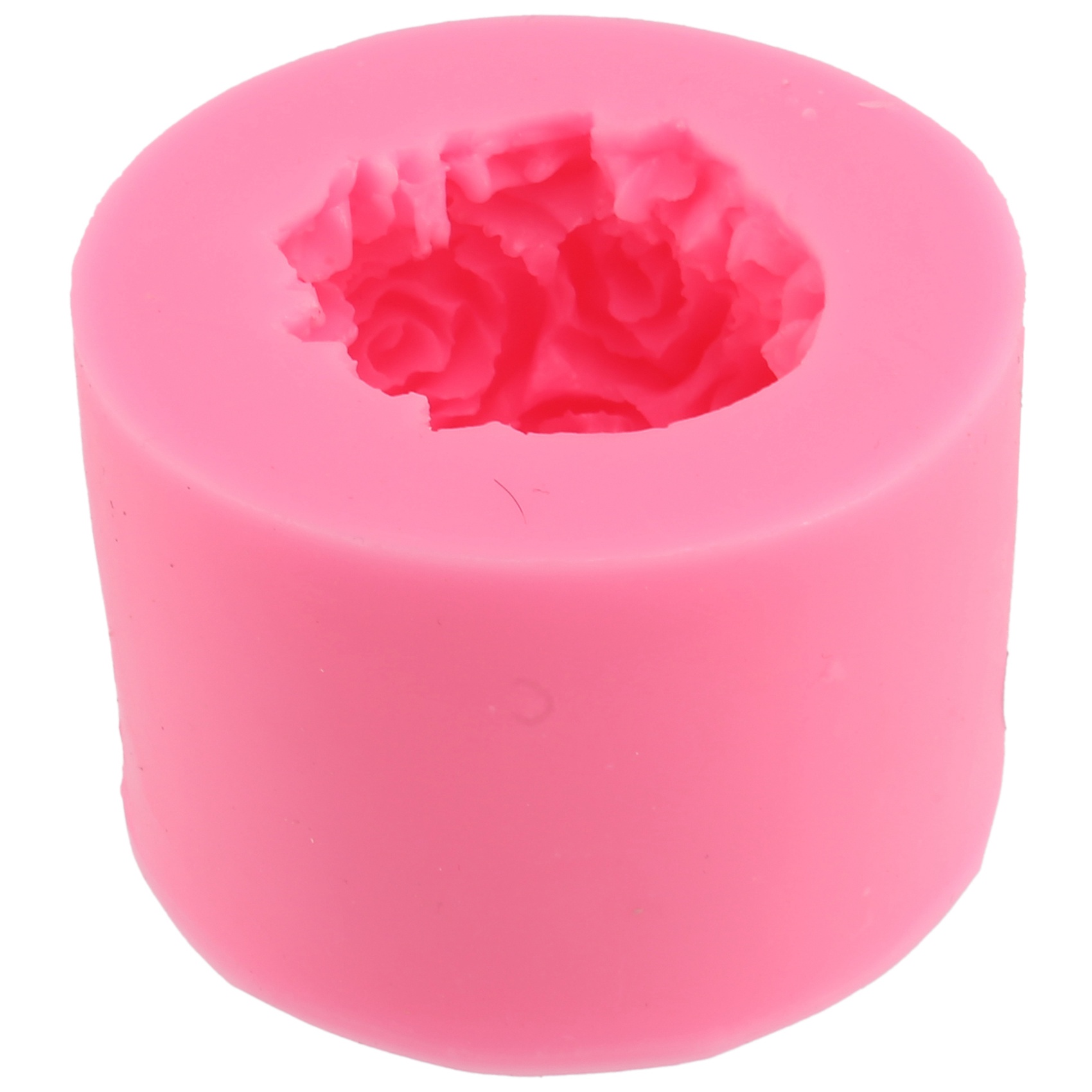 2 Pack 3D Rose Ball Candle Mold Soap Mold, Silicone Mold for DIY Candle Making, Handmade Mini Soap, Polymer Clay