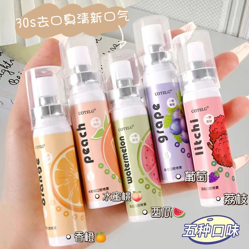 1 Piece Fresh Breath Oral Care Essence - Fruit-Infused Mouth Spray for Instant Freshness, Natural Breath Refreshment, and Long-Lasting Clean Breath throughout the Day