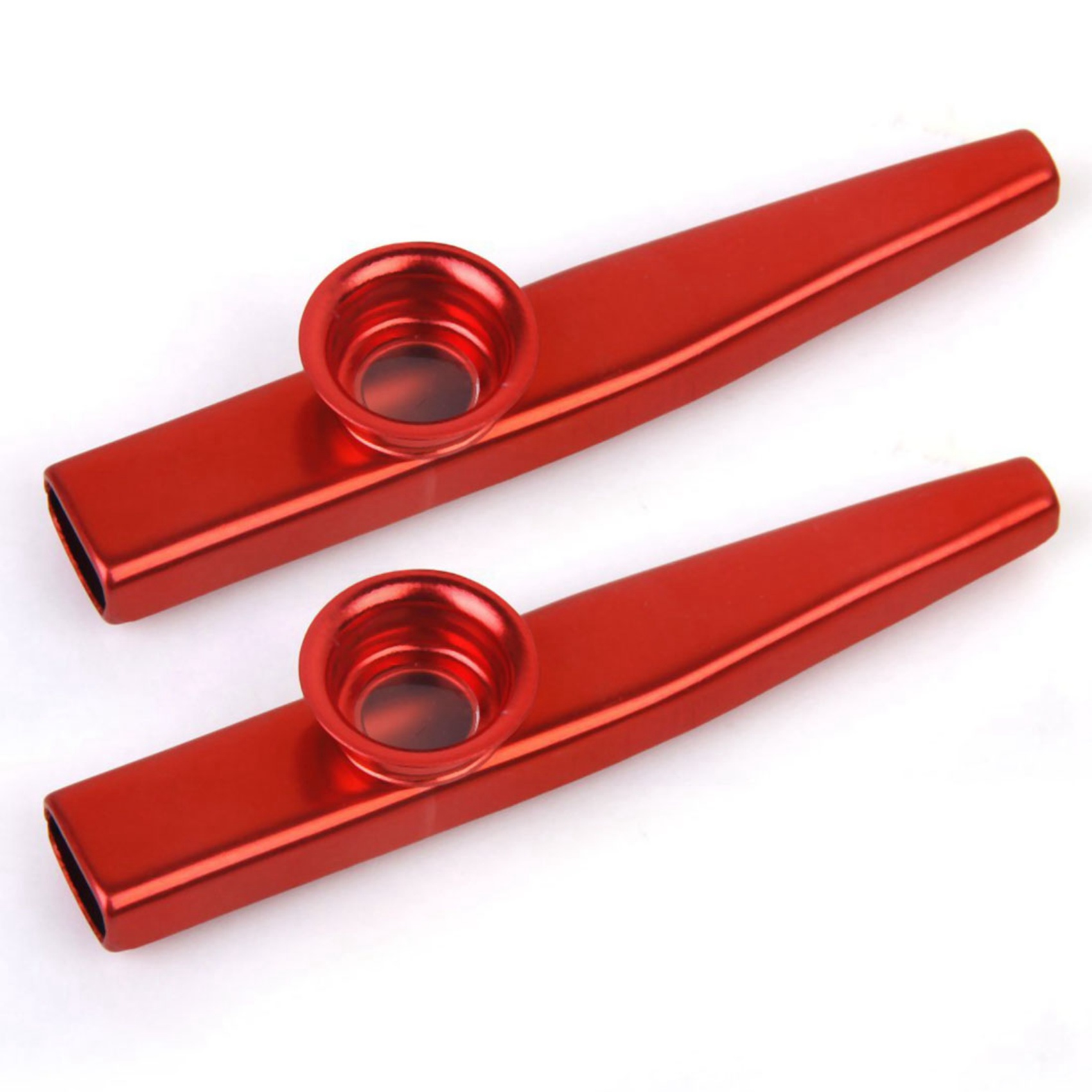OYPFXMI 2X Mirliton Made Of Aluminum Alloy with Red Membrane
