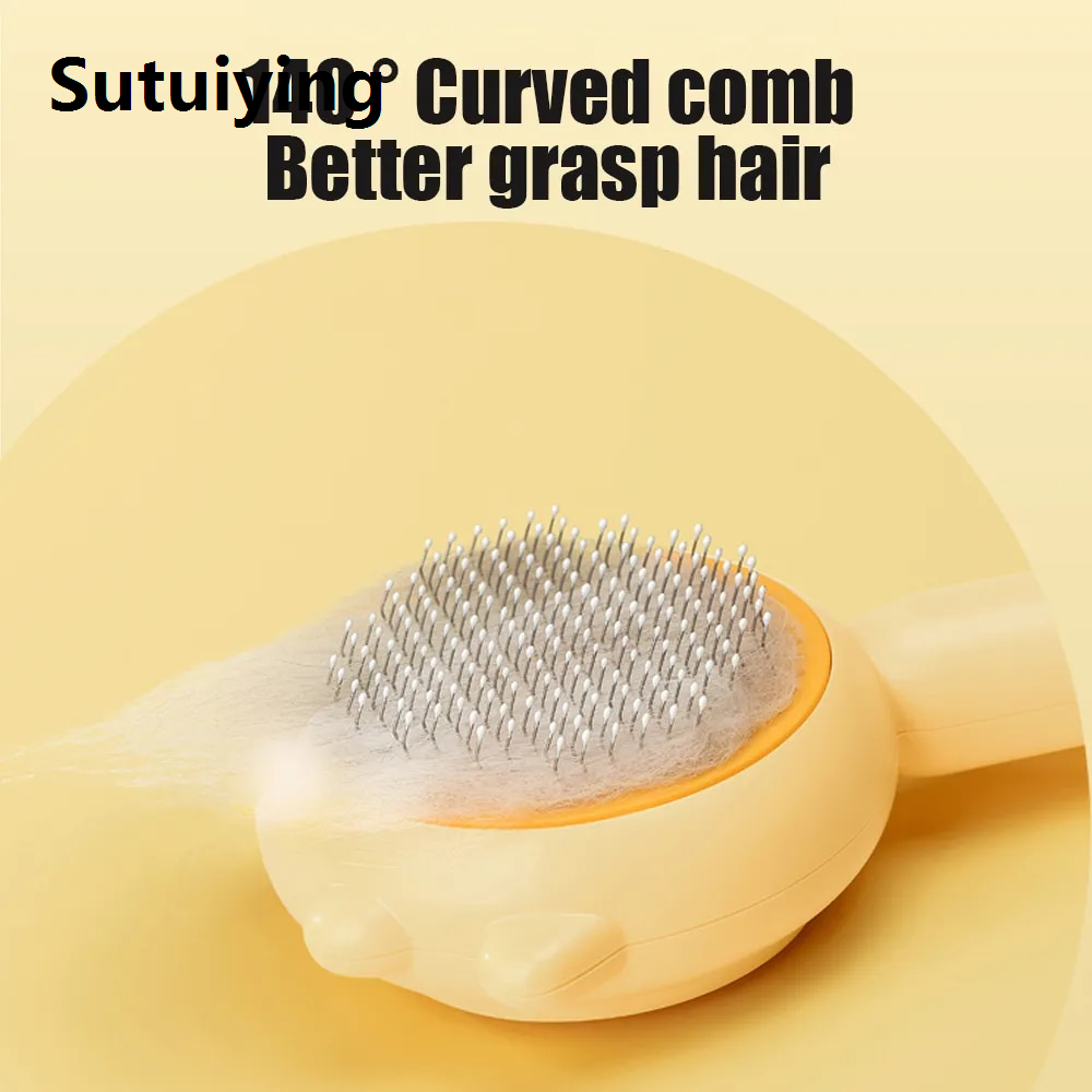 Sutuiying transparent bag Cat Comb Massage Pet Magic Combs Hair Removal Cat and Dog Universal Needle Brush Pets Grooming Cleaning Remove Supply Care Set