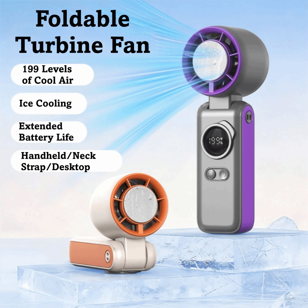 Cooling Fan 199 Gear Semiconductor Cooling Fan Multi-Speed Adjustable Speed Refrigeration Fan Portable Design Powered Handheld Fan Outdoor Activities
