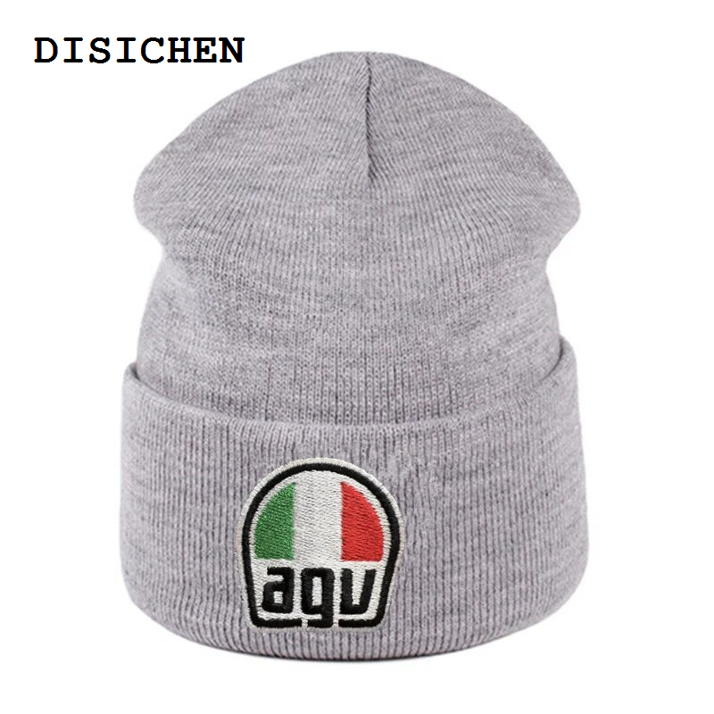 DISICHEN 2025 New AGV Knitted Beanie Women's Hat Winter Men Skullies Beanies Warm Casual Slouchy Hat Crochet Beanie Hat Female Baggy Cap Cheap