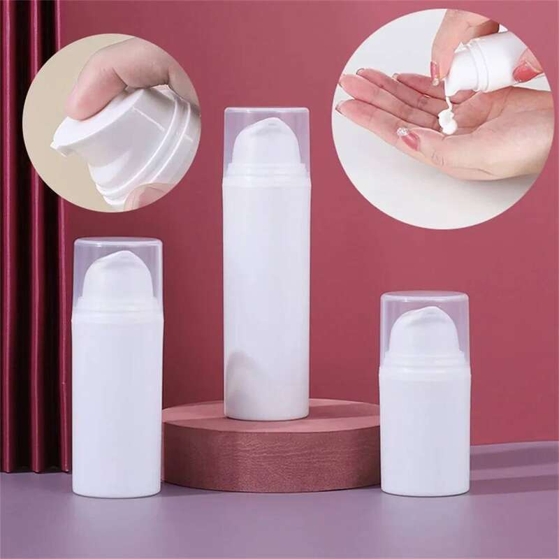 1pcs 30ml 50ml Empty Plastic Cosmetic Bottle Travel Mini Liquid Bottles Airless Pump Vacuum Toiletries Container 5ml 10ml 15ml