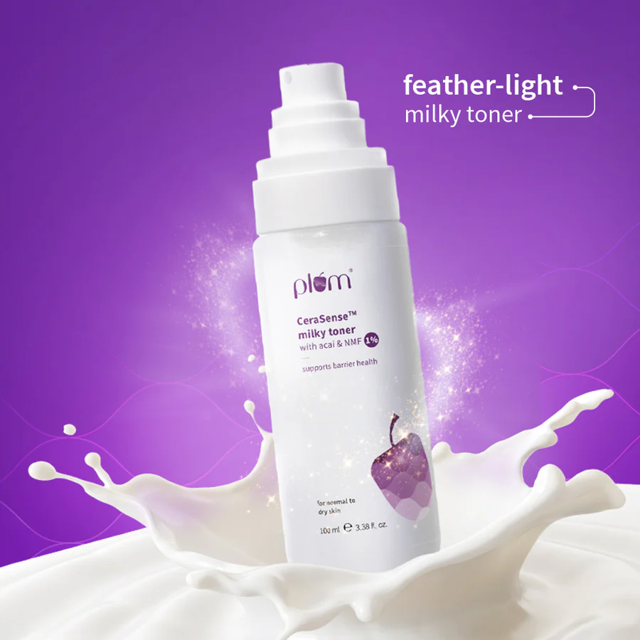 Plum Goodness CeraSense™ Milky Toner with Ceramides & Peptides 100ml