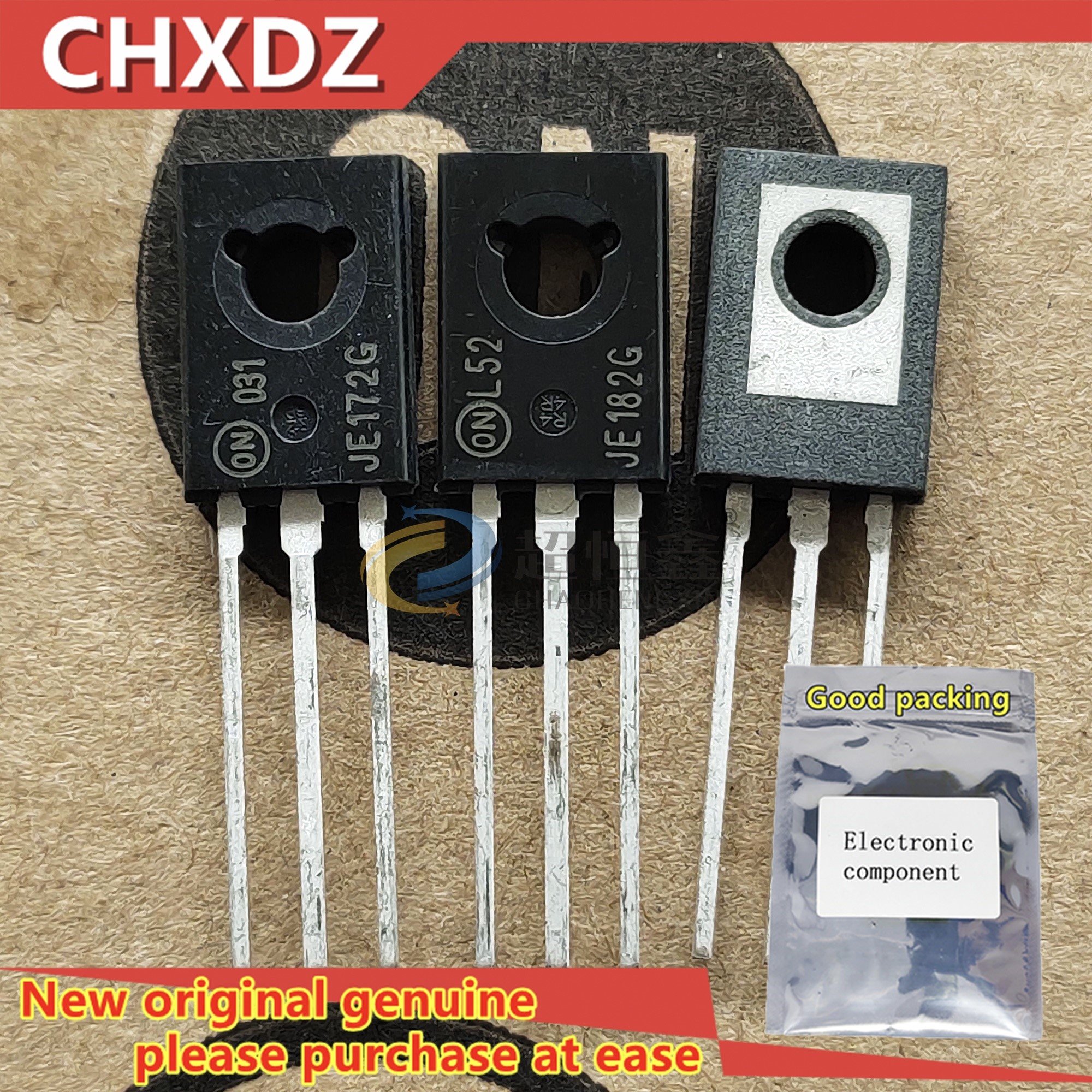 Sold from 1 pair 100% American original ON MJE172 MJE182 JE172G JE182G TO-126 Audio pair tube Own inventory Real object