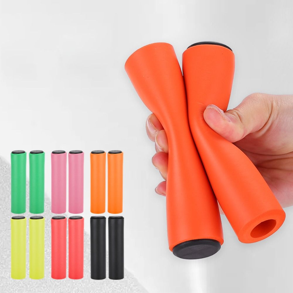 New Anti-slip Bicycle Handlebar Grip Shock Absorption Strong Support Sponge Grips High Friction Super Light Cycling Parts