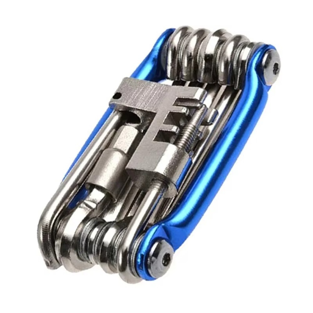 Multi-Purpose 11 in 1 Bicycle Repair Tool Kit Multifunction Aluminum alloy Bike Screwdriver Chain Hex Spoke Bicycle Multi Tool