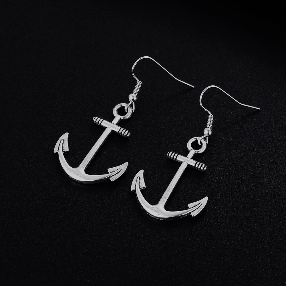 【Happy LifeStore】Trendy Vintage Moon Shape Earrings for Wo Retro Drop Earrings Cute Small Object Earring Jewelry