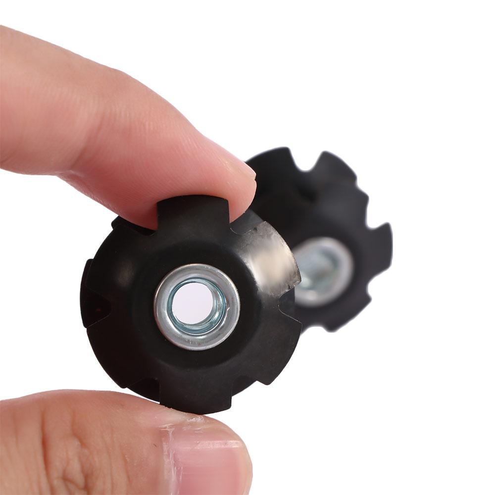 Mountain Bike Durable Steer tubes Headset Accessories 28.6mm Ahead Fangled Nut Bike Headset Star Nuts Fastening Bolts Front Fork Mount Core