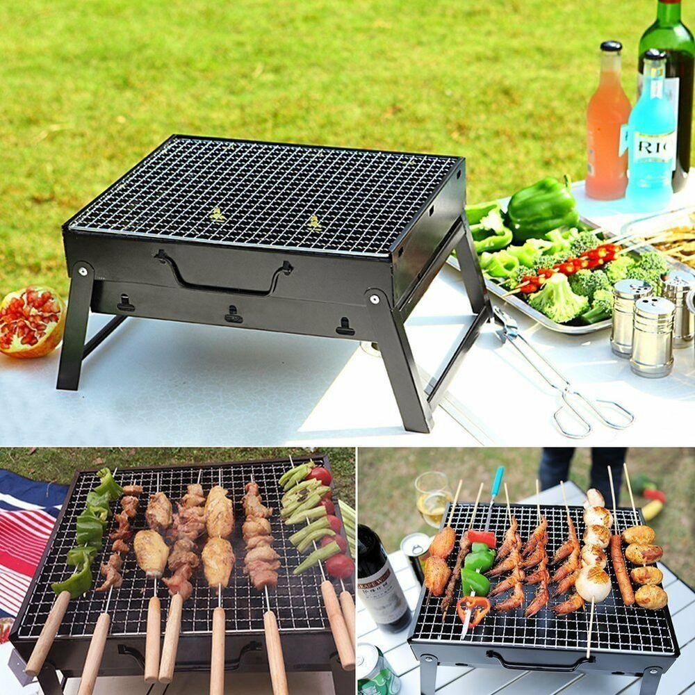 Star Brand Portable Stainless Steel Barbecue Pits Mini Portable Barbecue Grill Charcoal Manual BBQ Portable BBQ