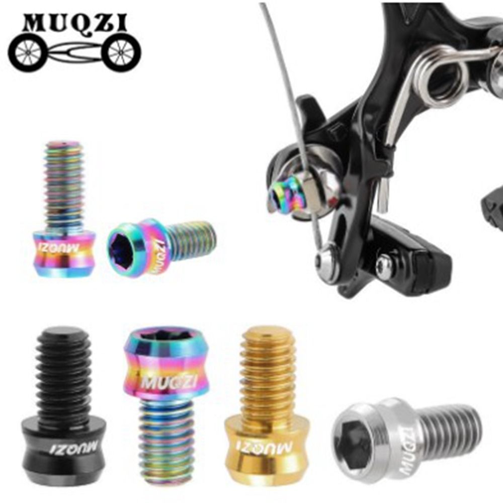 High Quality MUQZI MTB V Brake Titanium Road Bike Screw C Brake Caliper Outdoor Cycling Accessories