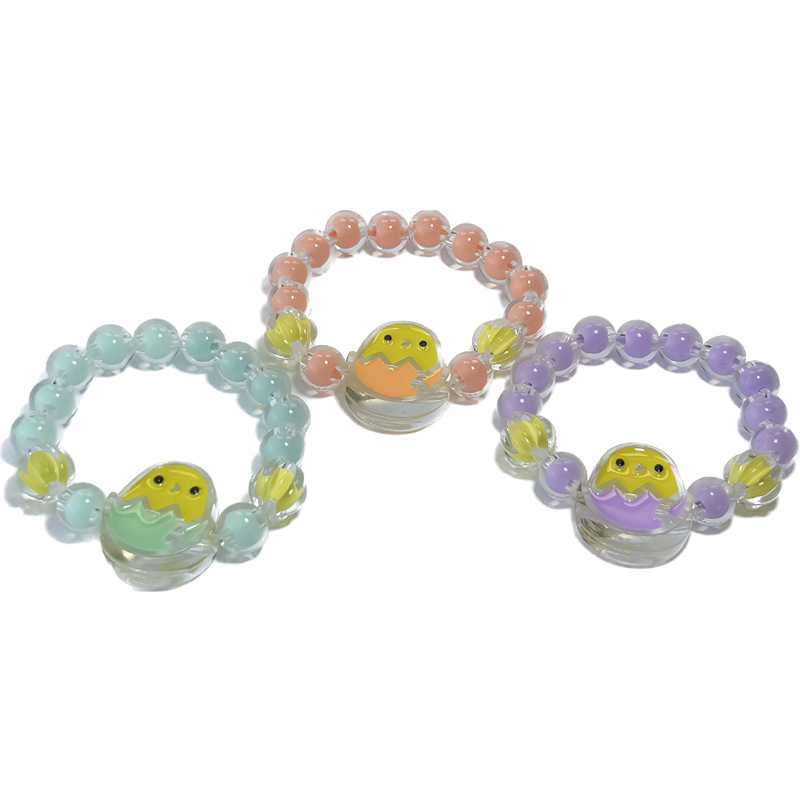 Sale】New Bracelet Cute Little Girl Acrylic Bracelet Jelly Beaded Baby Girl Bracelet