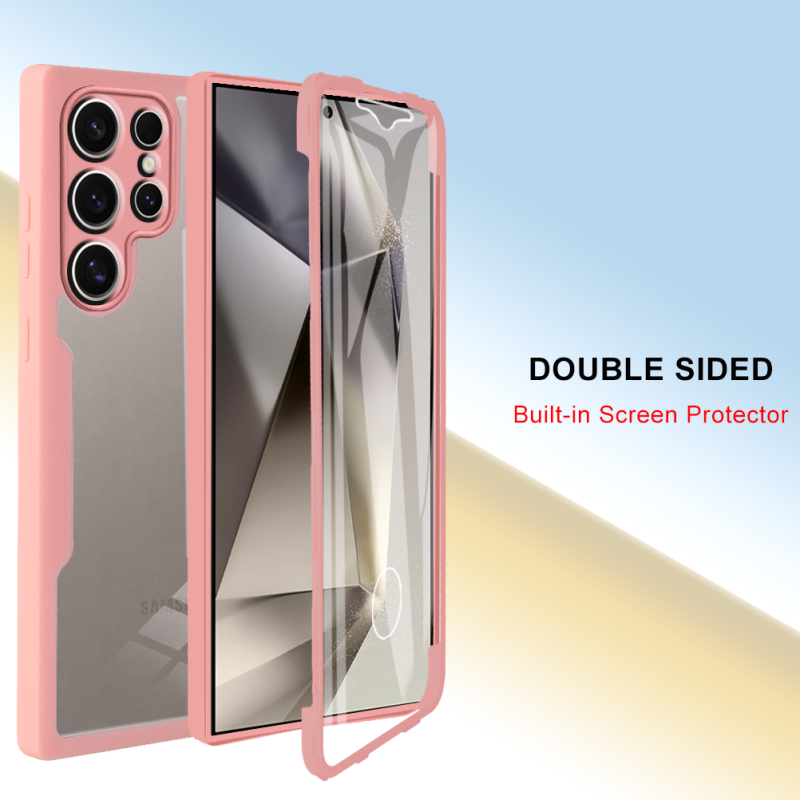 Linman HODON Luxury Heat Dissipation Phone Case For Samsung Galaxy S22 S232025 S24 Ultra Plus Cases Mesh Cooling Matte Shockproof Hard Back Cover