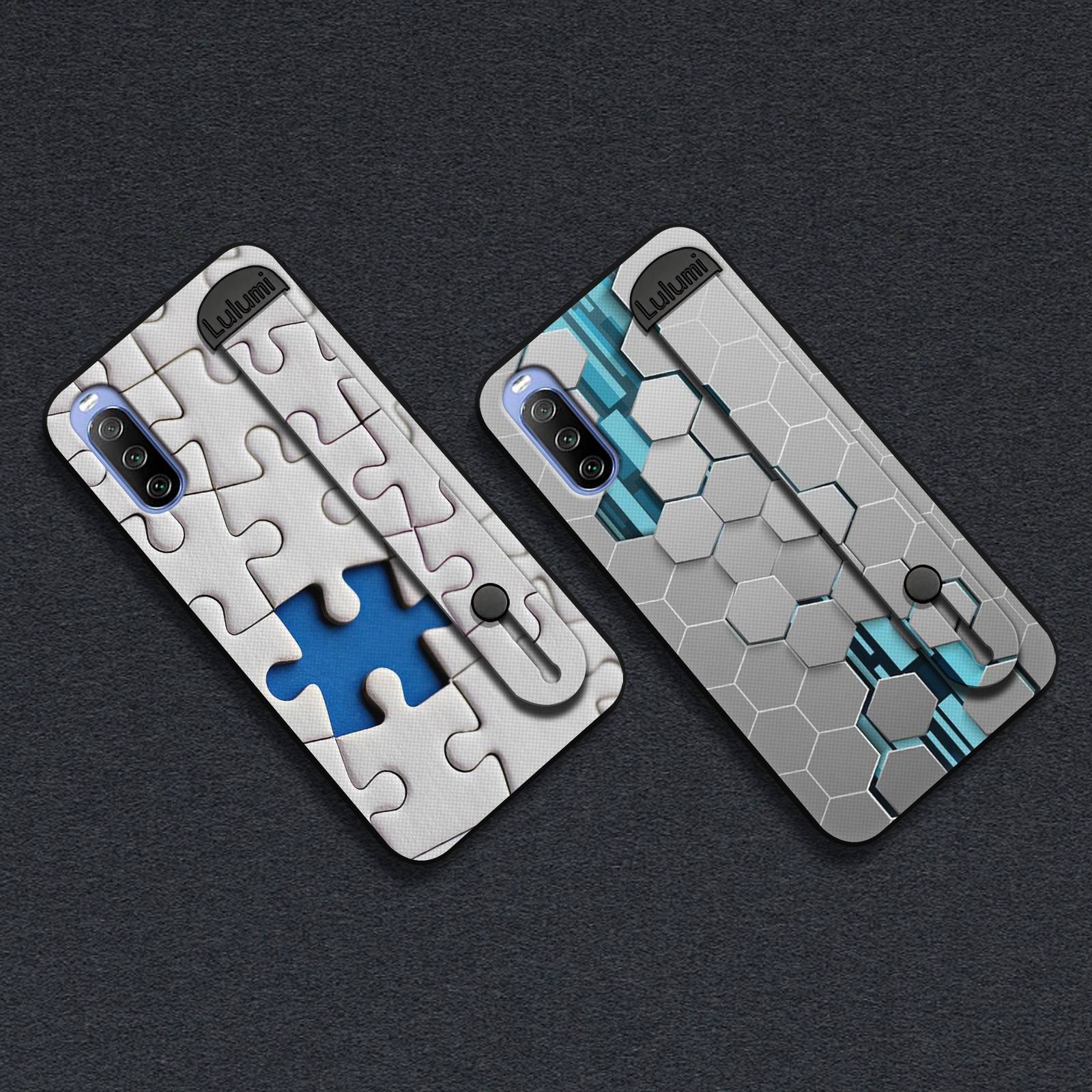 Wrist Strap Soft case Phone Case For Sony Xperia10 III Nature Plain color Shockproof Silicone Dirt-resistant Durable