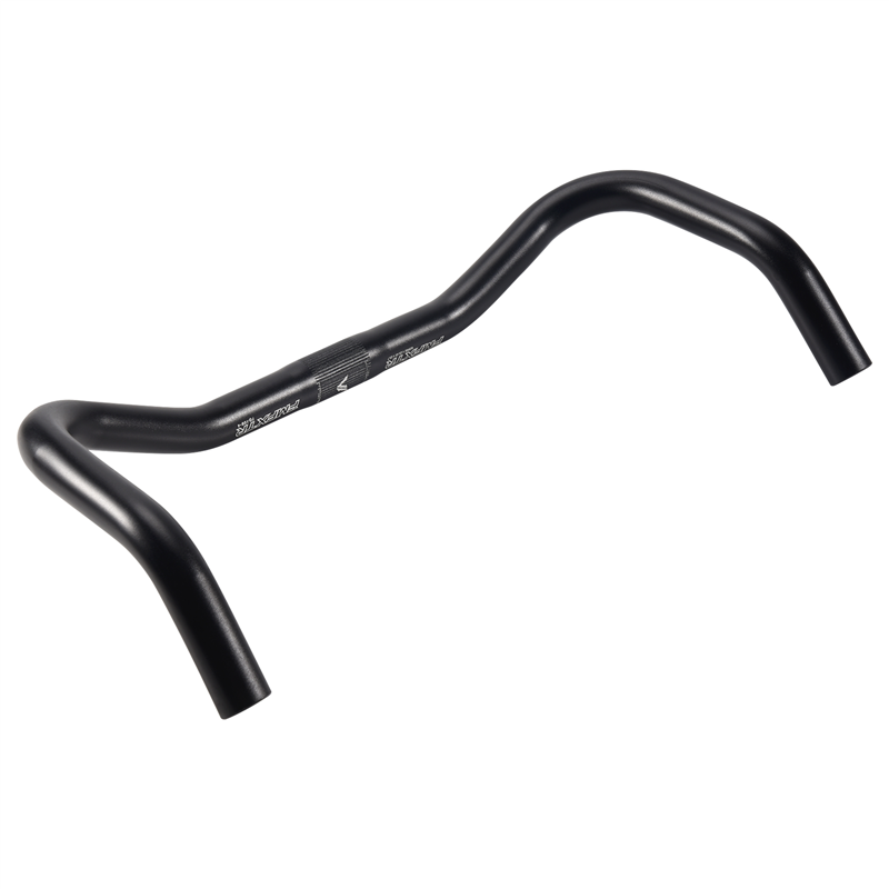 2X Bike Bullhorn Handlebar Aluminum Alloy 25.4MM 390MM Bicycle Handlebar for Fixed Gear Bike Road Bike