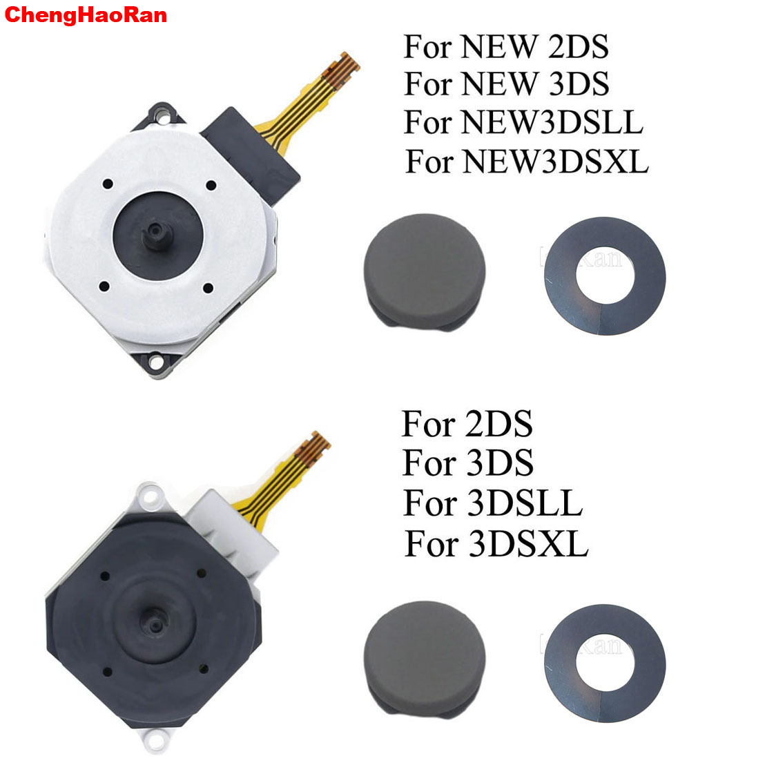 High Quality Original 3D Analog Joystick Thumb stick replacement for Nintend New 3DS New 2DS XL 3DS XL for NEW 3DS XL LL 2DS XL LL Console