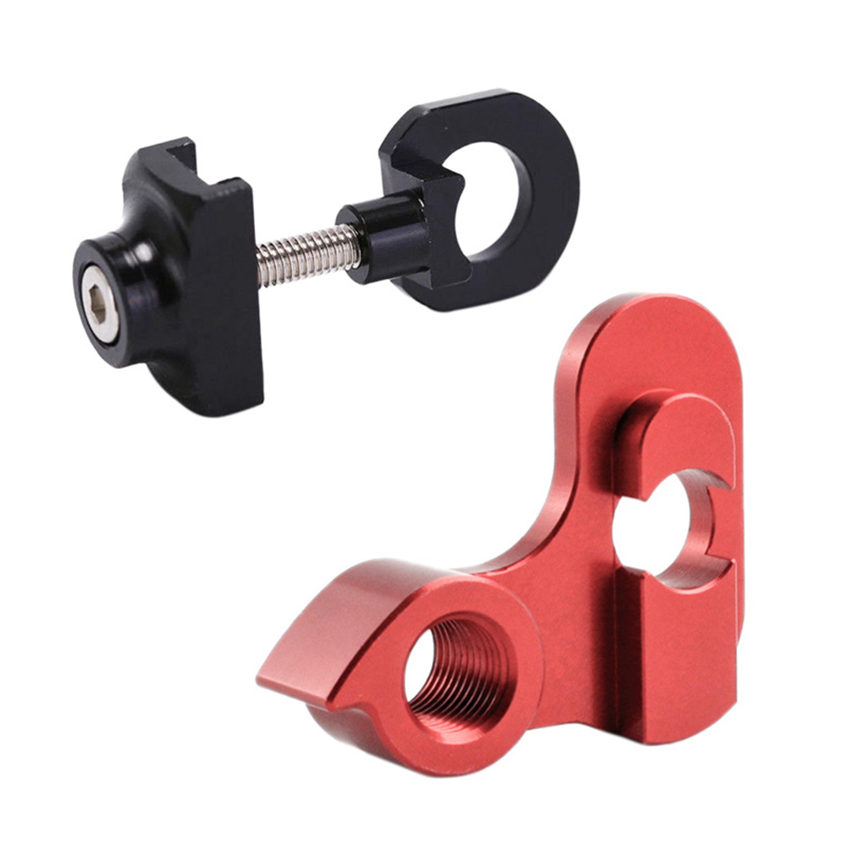 NAMUNY Bike Chain Tensioner with Foldable Bicycle Rear Derailleur Modified Hanger Bike Rear Derailleur Tail Hook