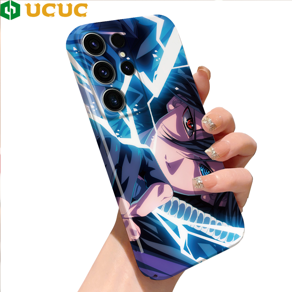 UCUC for Samsung S23 Ultra 5G Back Cover Anime Naruto Luxury Glossy Hard Plastic Phone Cases