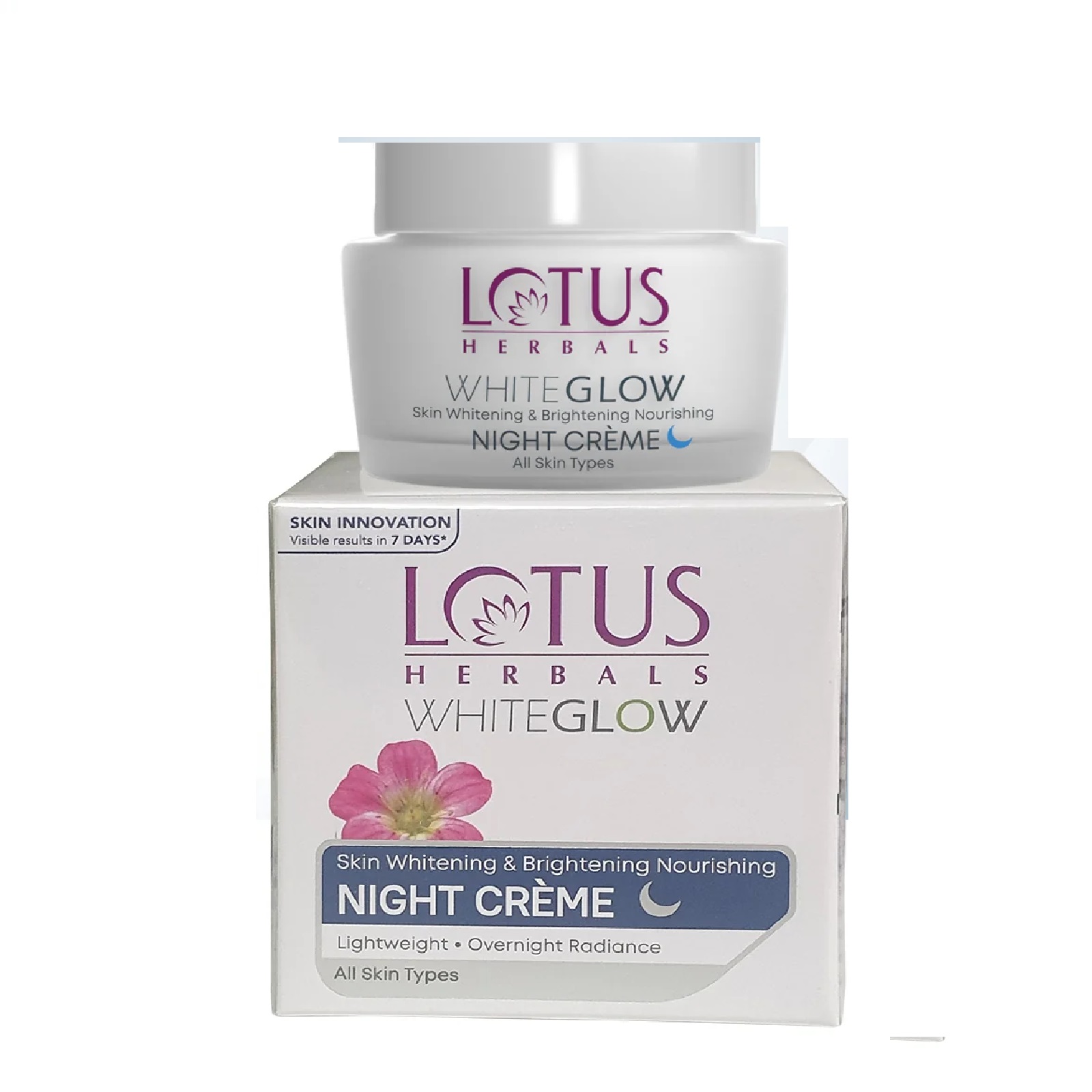 L0TUS HERBALS WhiteGlow Skin Nourishing Night Creme -60g
