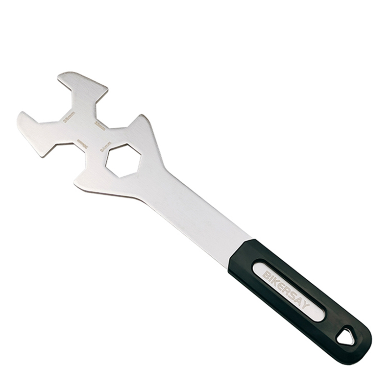 JAERBEE Mountain Bike Headset Wrench Spanner 30/32/36/40 mm Multi- Bicycle Front Fork Wrench Multitool Key Ratchet Spanners