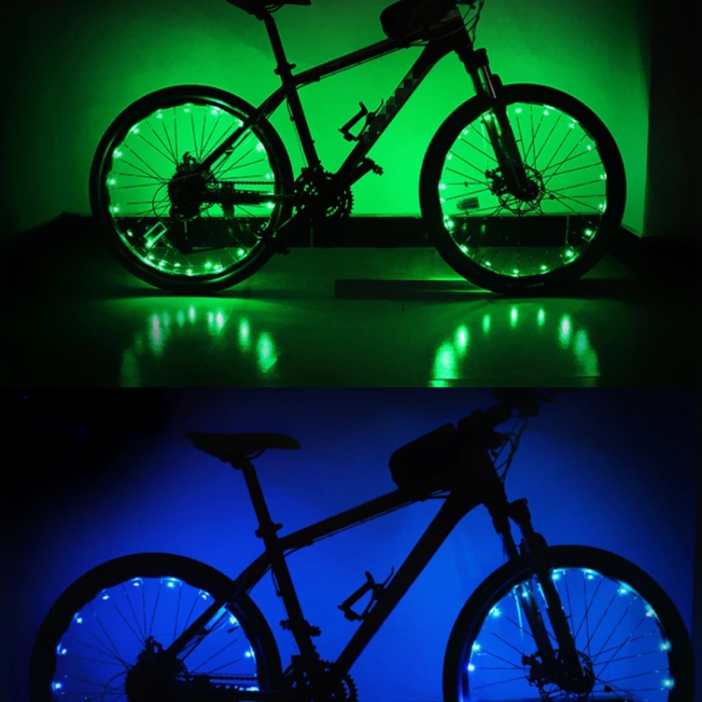 NEW Hot Wheel Lights Mountain Bike Frame Decoration Lights Spoke Lights Night Riding Wheel Lights