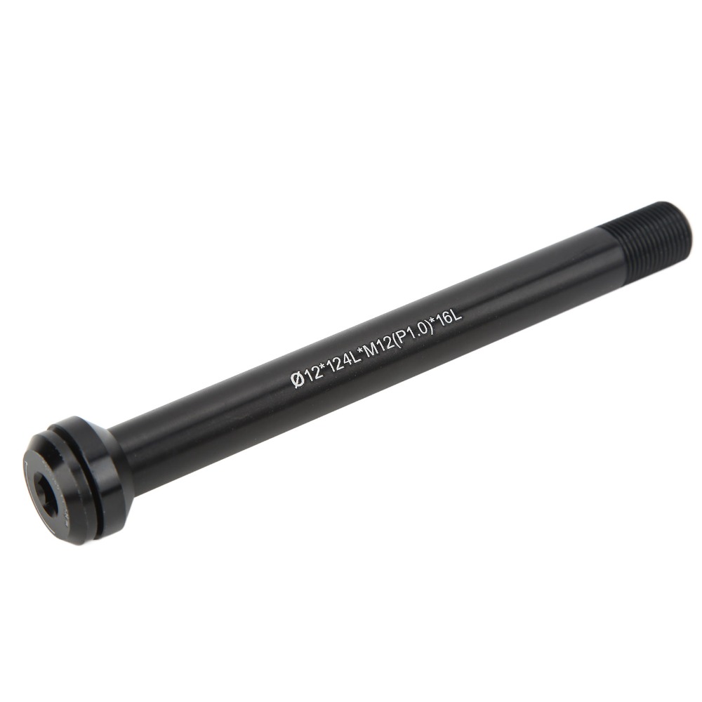 Durable 12*124L*M12(P1.0)*16L/12*174L*M12*(P1.0)*19L Bicycle Thru Axle Aluminum Alloy Lightweight Quick Release Thru Axle Skewer Bike Replacement