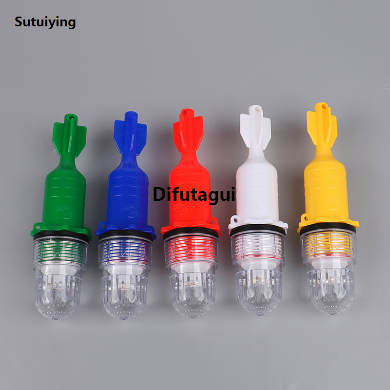 Difutagui Sutuiying Fishing Light Underwater Net Beacon Buoy Signal Light Indicator Fifty Special percent discount Light Lures Fish Finder Lamp Flashing Double Flash Lamp