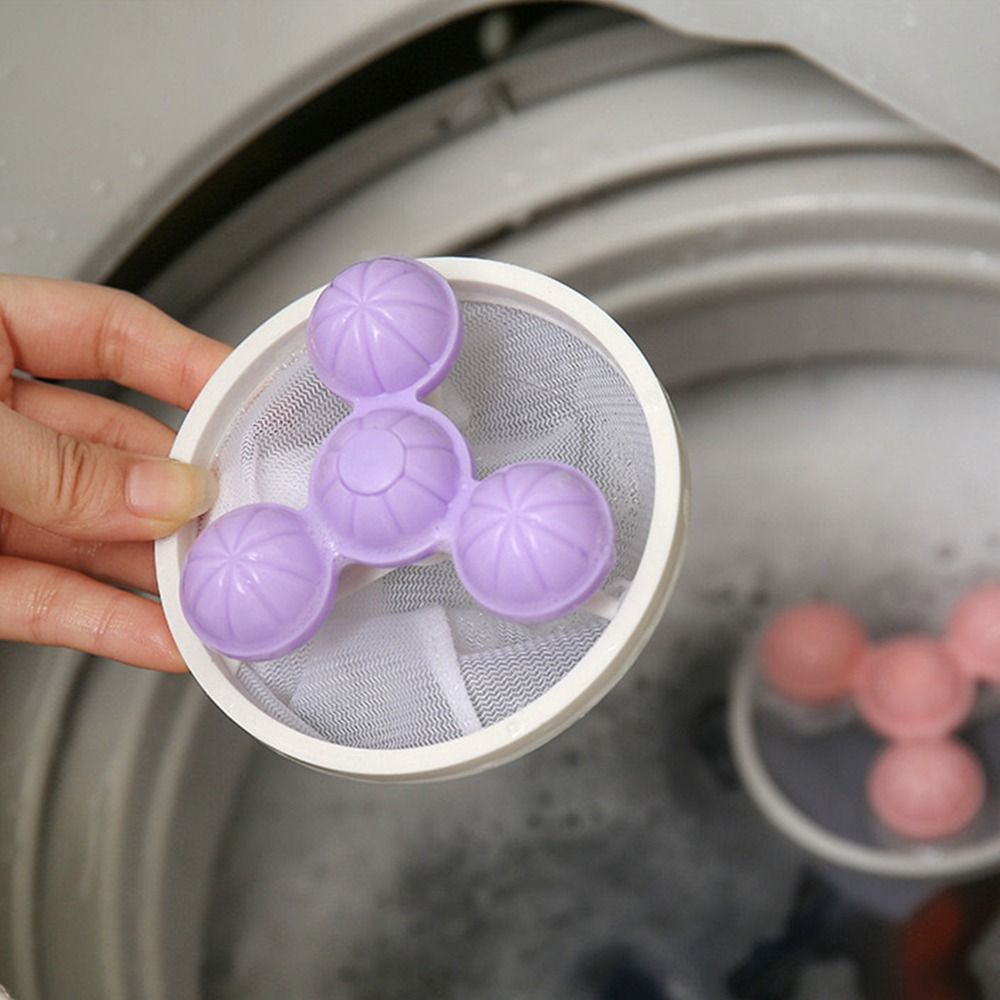 Upgrade Washing Machine Filter Laundry Ball Clean Product Cleaning Tools Clothes Cleaning Ball Household Filter Mesh Bag for Home & Living