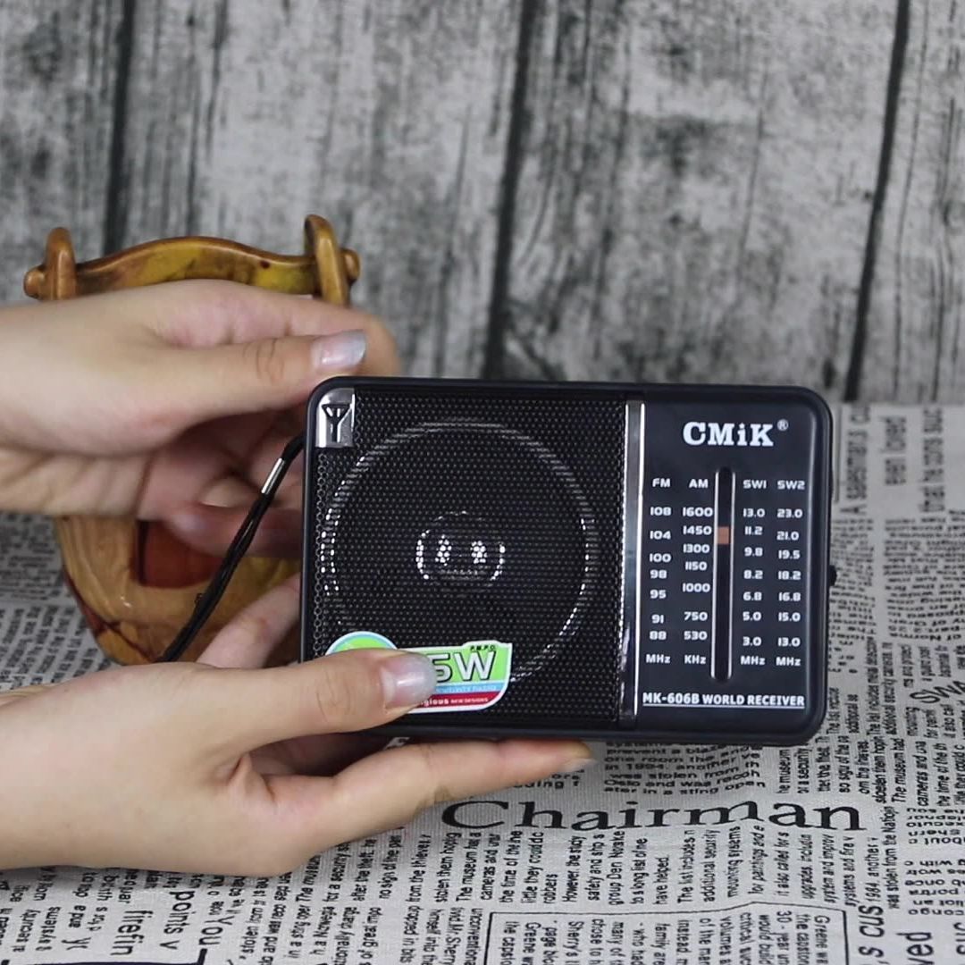 Cmik Antique 24 Bands Radio Long Range Portable AM FM Radio With Best Reception Loud Speaker