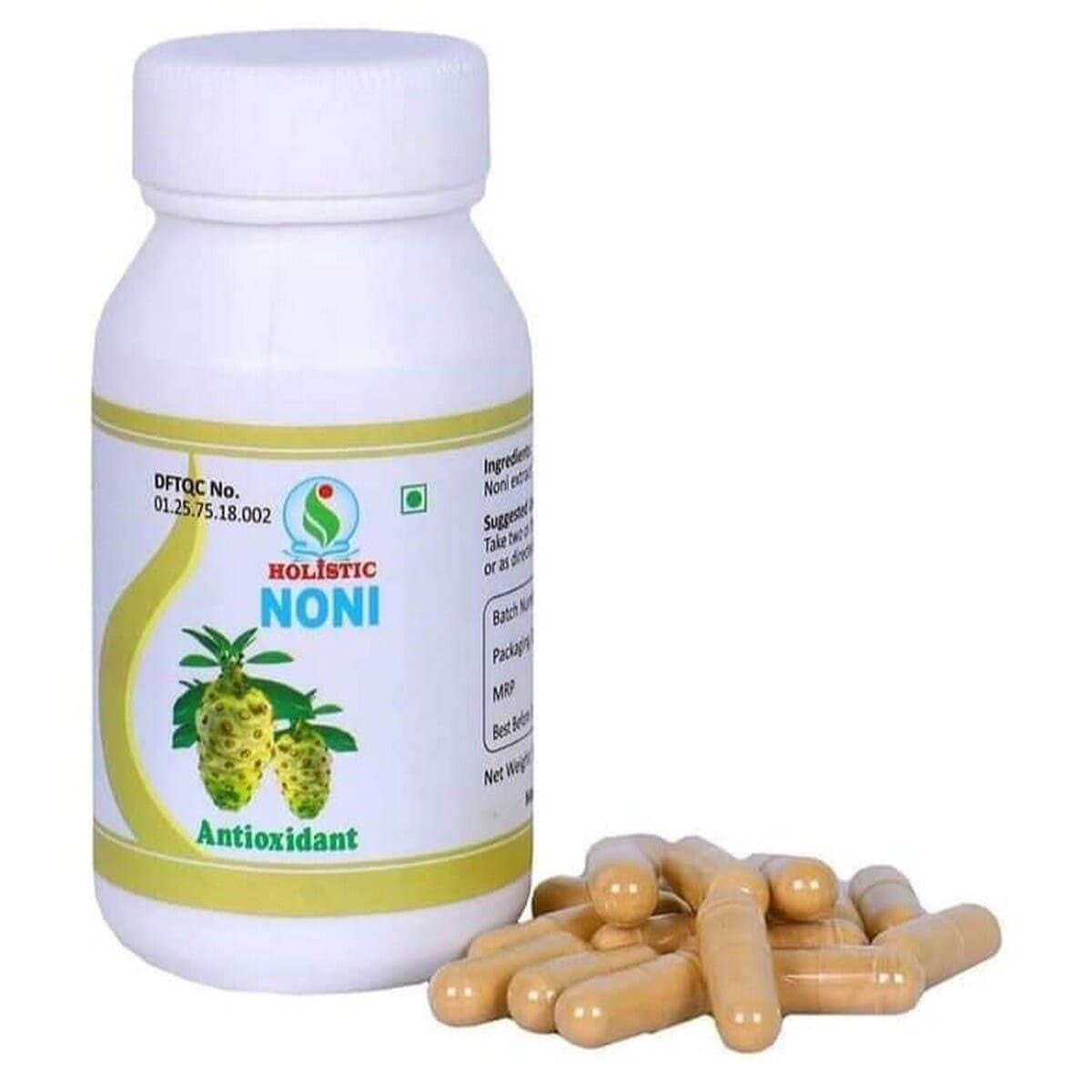 Holistic Noni 90 Capsules-500MG Each-45GM