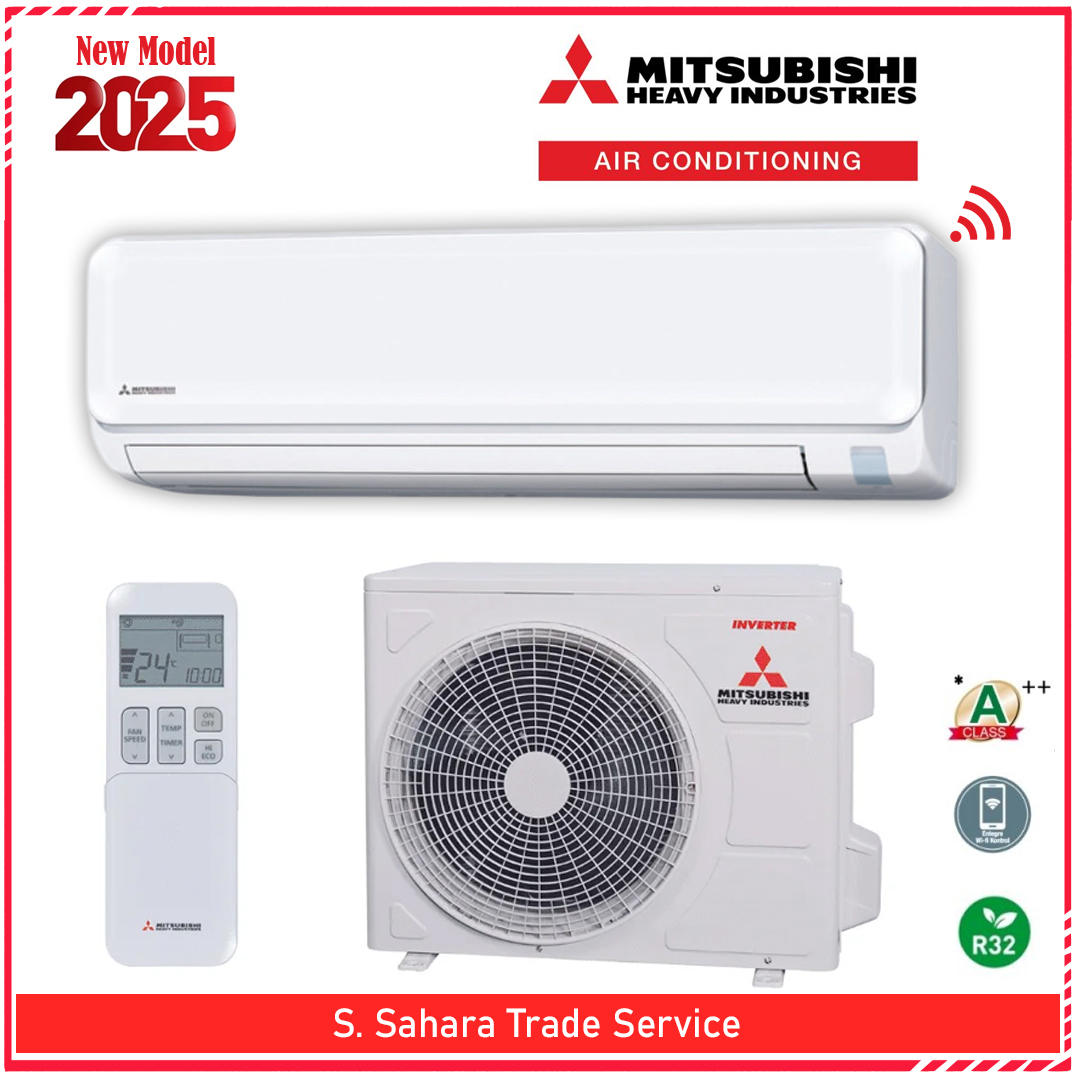 Mitsubishi HI 1 Ton DC Inverter Wall Mounted AC | SRK35ZTL-W (WiFi Connected)