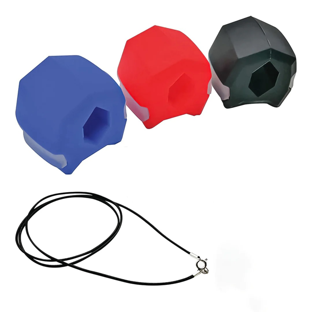 3 Levels JawLine Exercise Jaw Line Exerciser Fitness Ball Neck Face Toning Jawrsize Jaw Muscle Training Supplies- 1pc