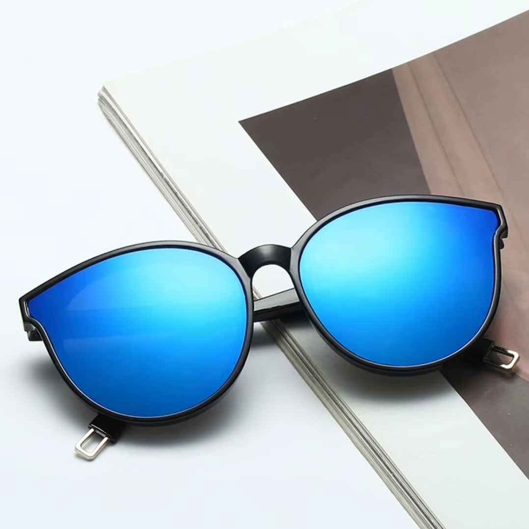 Fashion Retro Korean Classic Sunglasses Female Round Shape