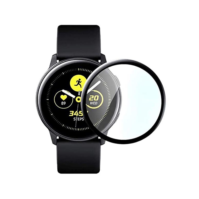 Samsung Watch Active 2 (44mm) Full Glue Curved Clear Flexible Tempered Glass