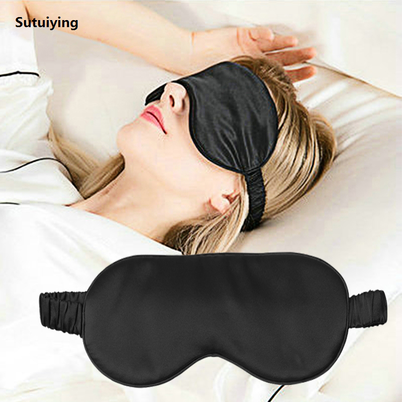 Sutuiying 3D Soft Eye Mask for Sleeping Eyeshade Block Out Light Sleep Aid Eyepatch Breathable Eyecover Blindfold Travel Relax Slaapmask