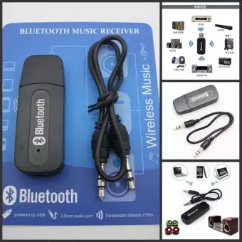 Portable USB Bluetooth Audio Music Receiver Dongle Adapter