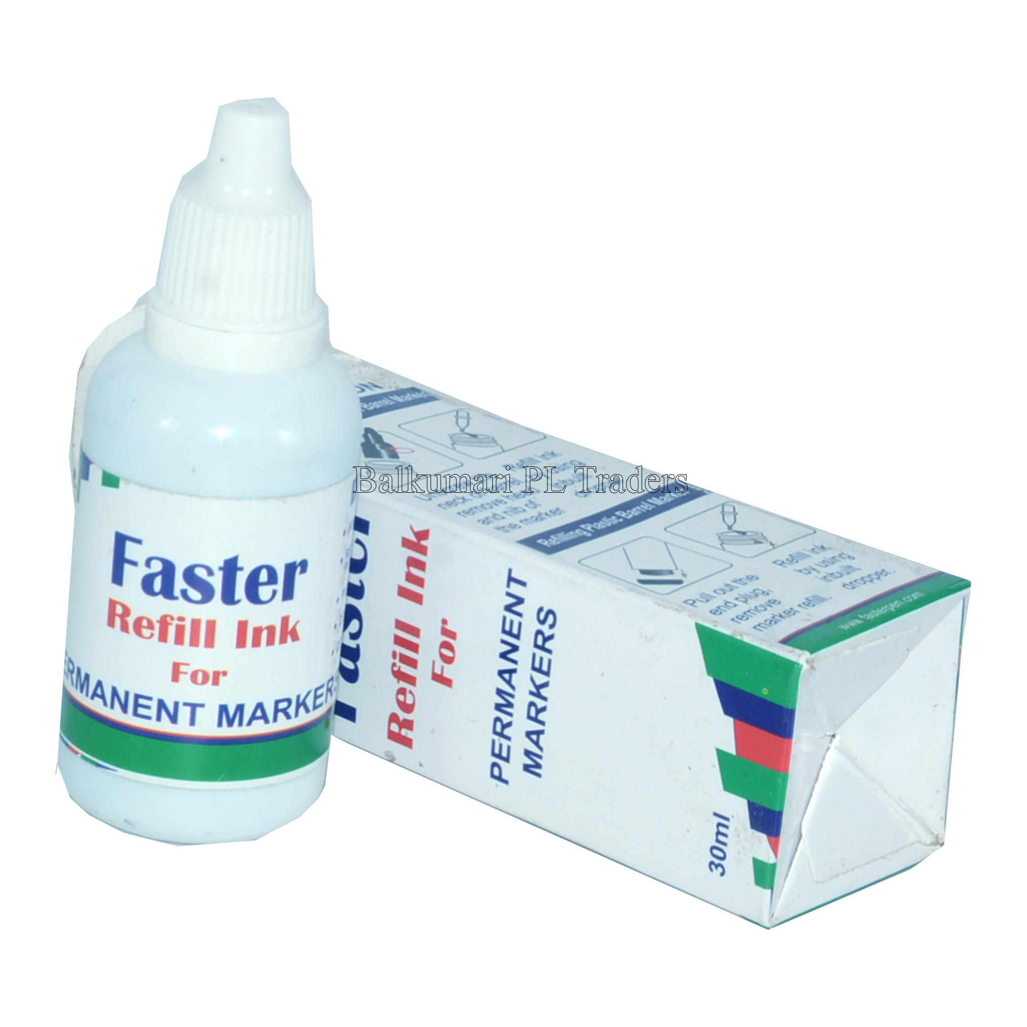 Permanent Marker Refill Ink Blue Color 30ML Blue Color Faster