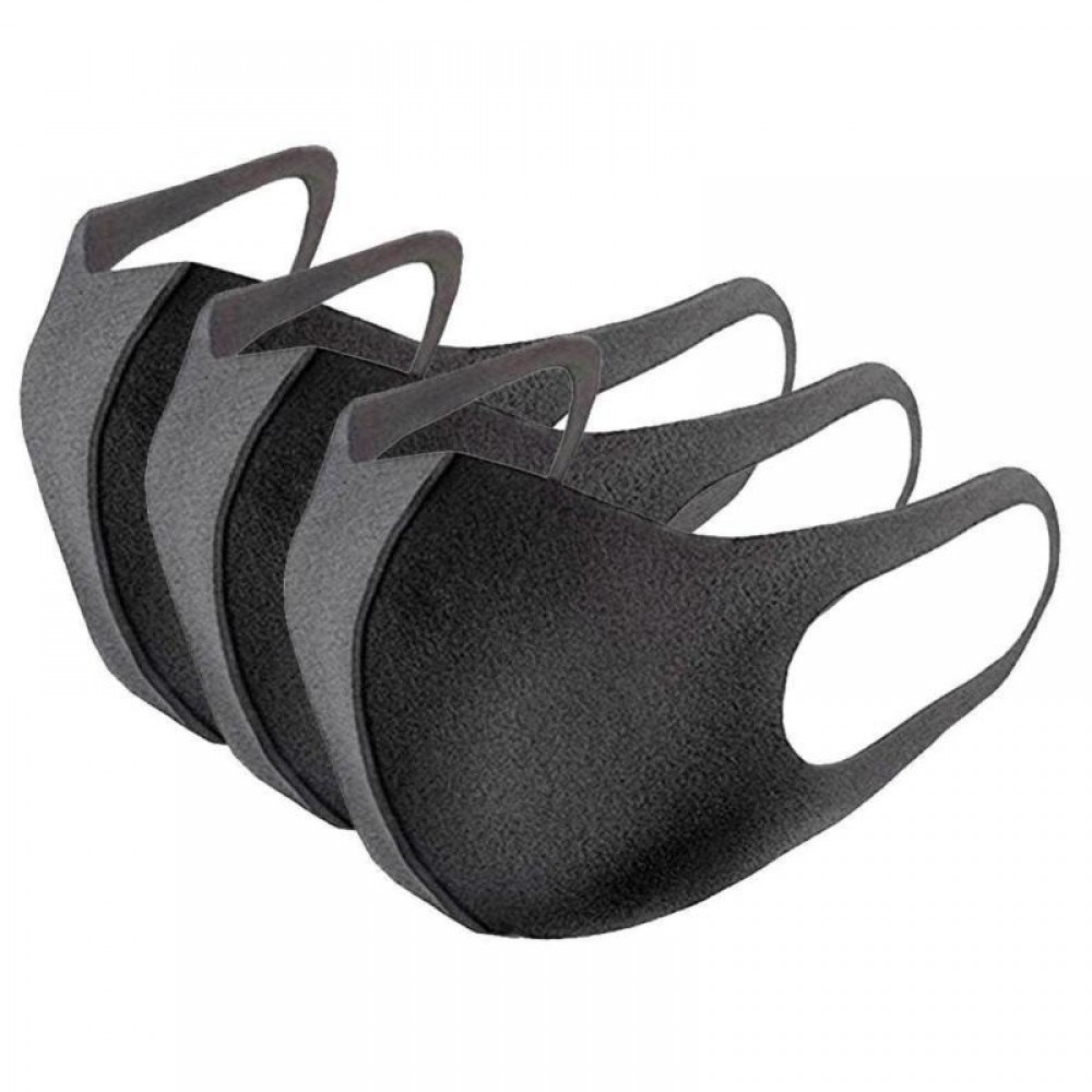 Pack Of 3 Comfortable Fit Anti - Pollution Face Mask