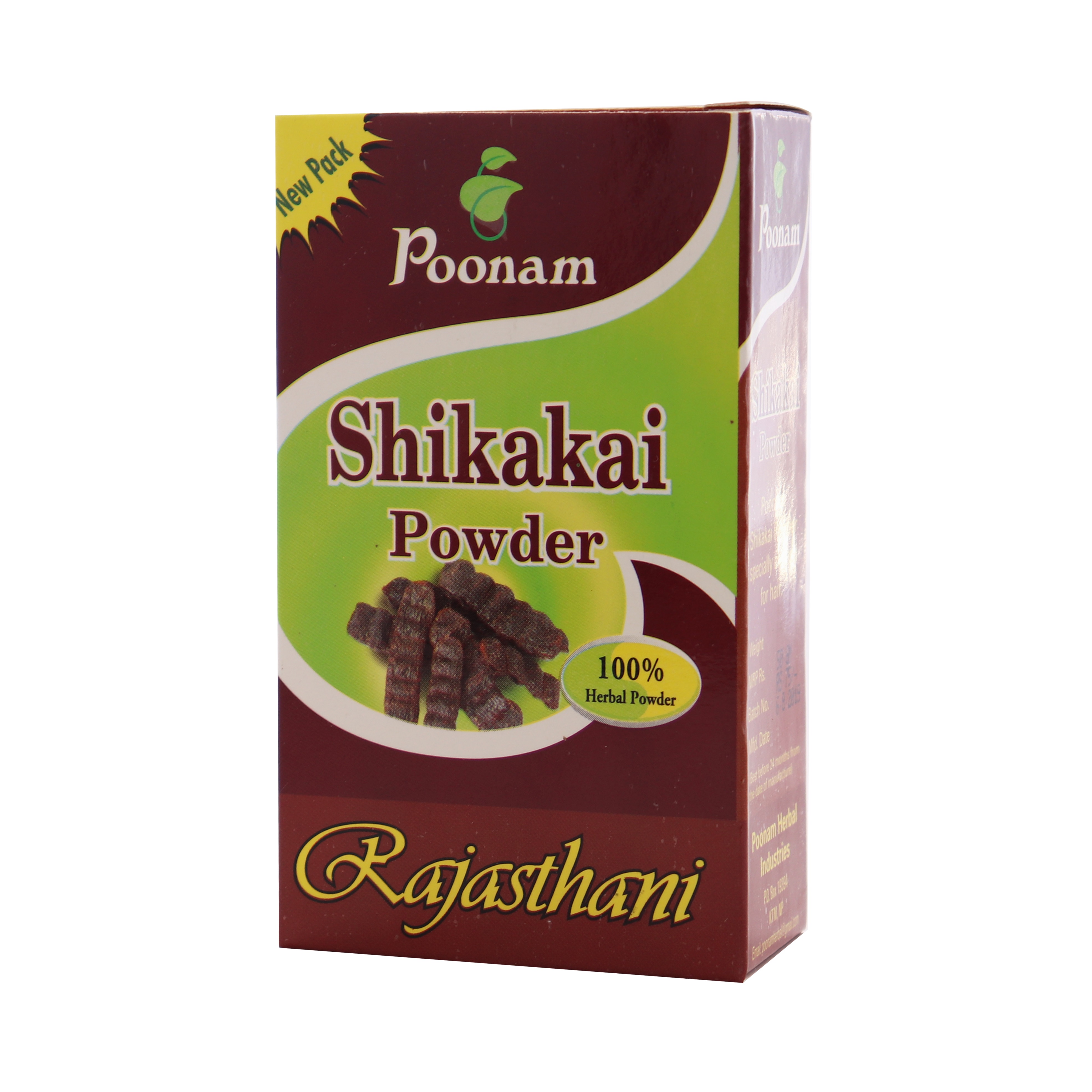 Poonam Shikakai Powder For Hair Care And Dandruff - 50 Gm