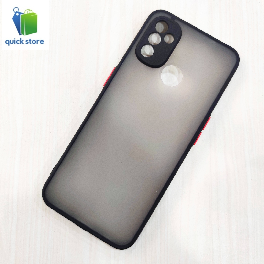 One Plus Nord 2 Camera Protection Matte Semi Hard Cover